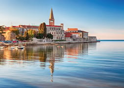 An iconic view of Poreč, Croatia